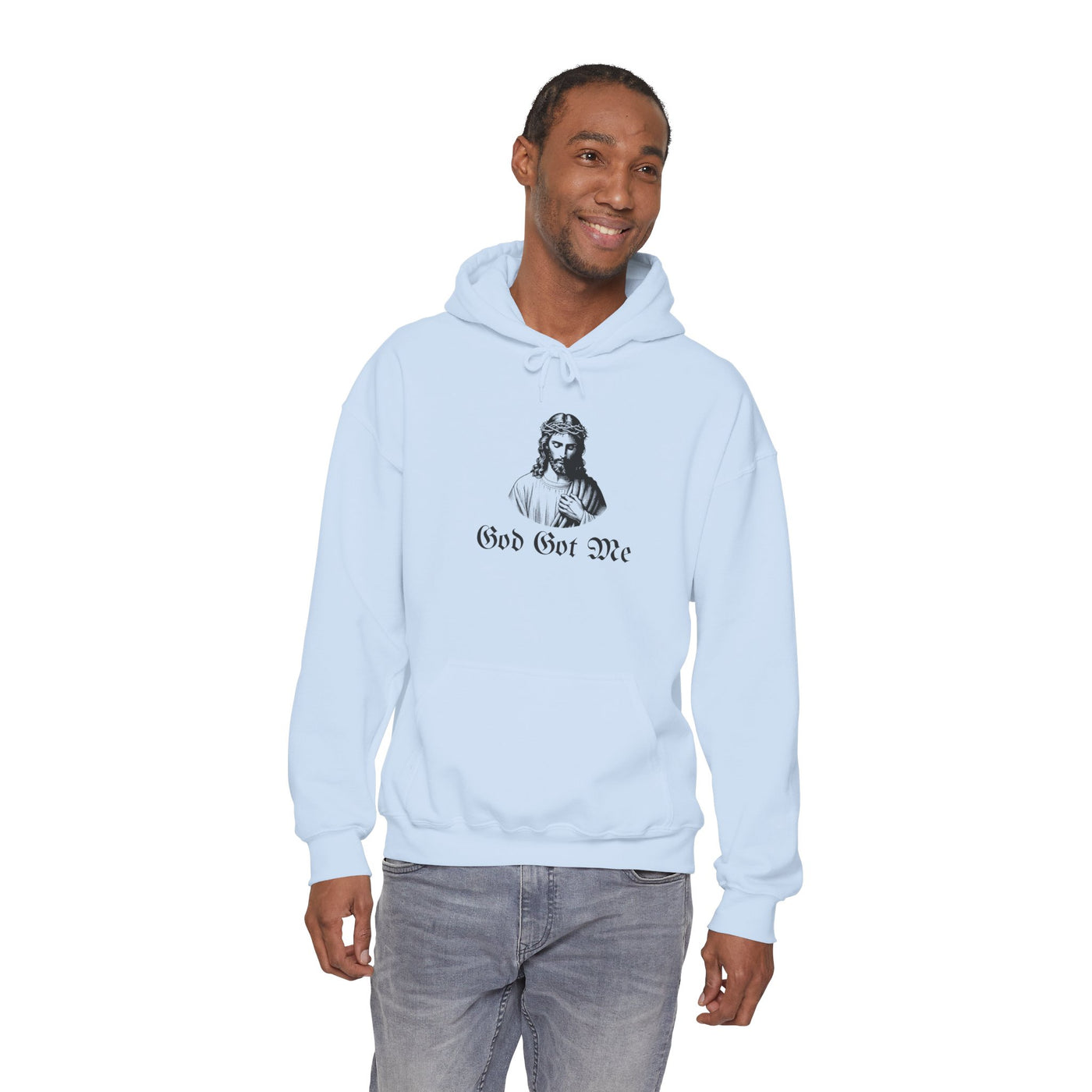 Inspirational God Got Me Hoodie, Faith-Based Apparel for Everyday Wear