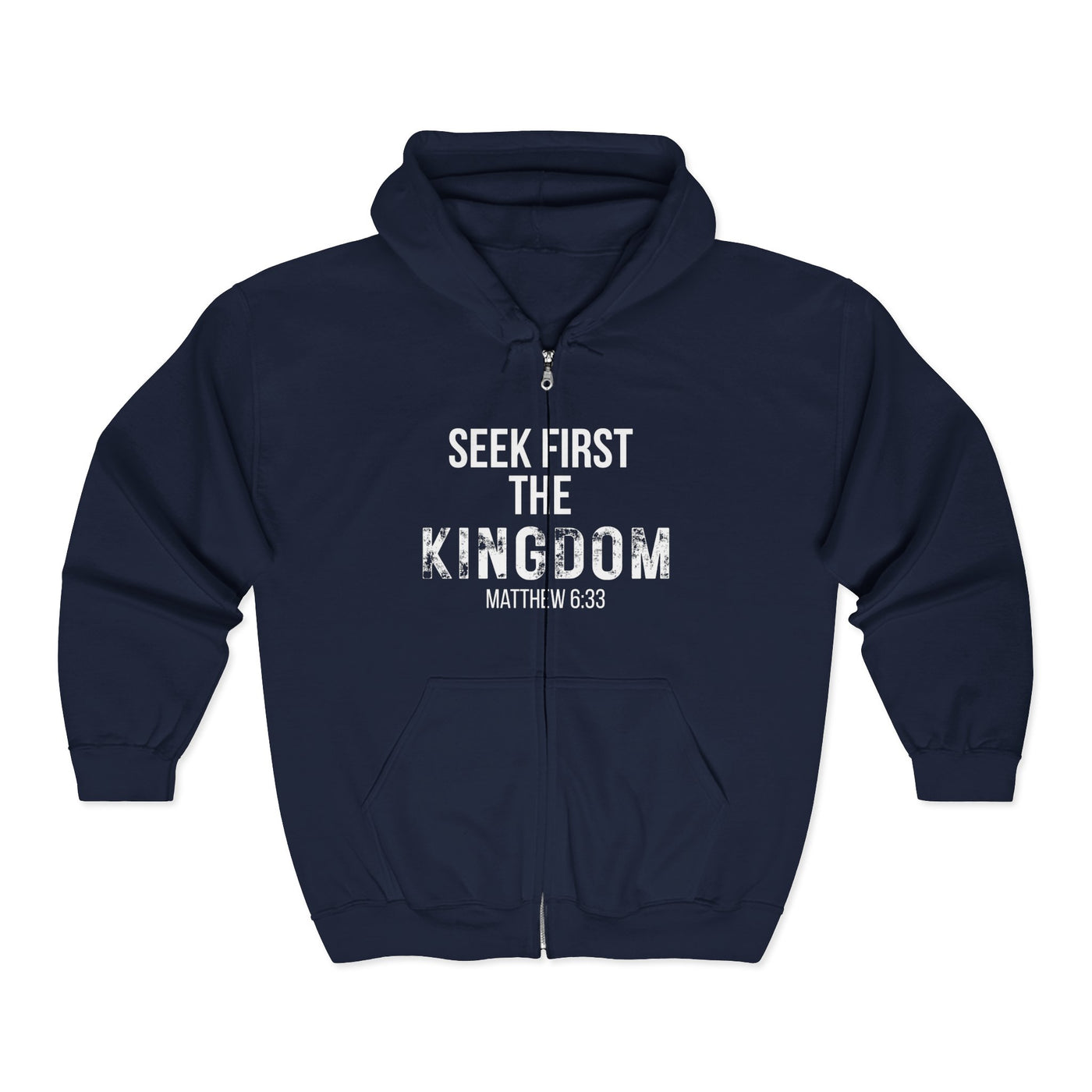 Seek First The Kingdom Unisex Heavy Blend™ Full Zip Hoodie