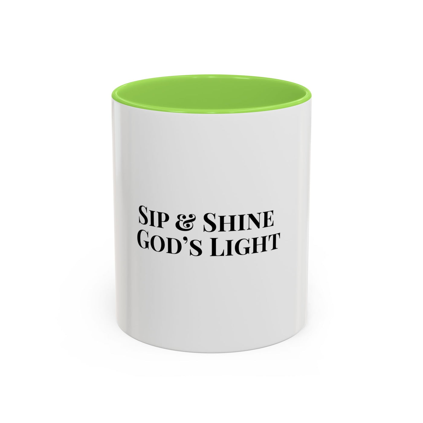 Sip and Shine God's Light Colorful Mugs (11oz, 15oz)