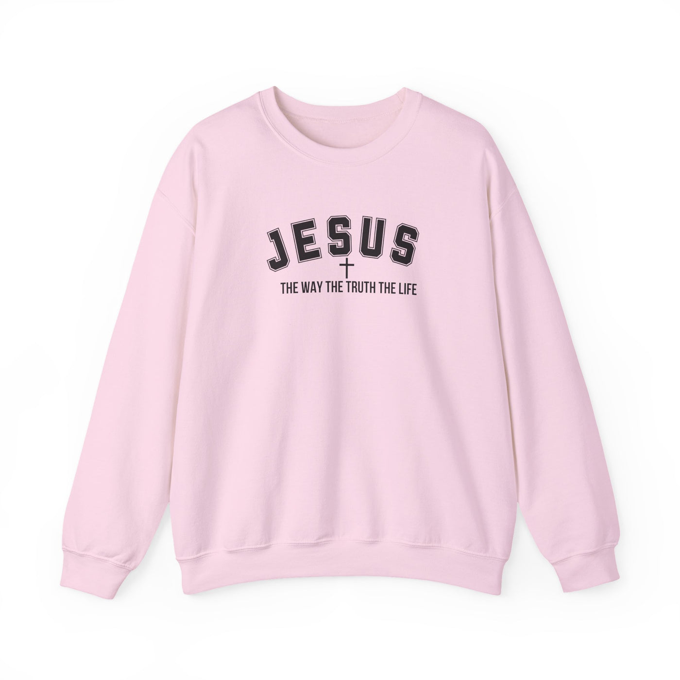 Jesus The Way The Truth The Life Faith-Inspired Crewneck Sweatshirt