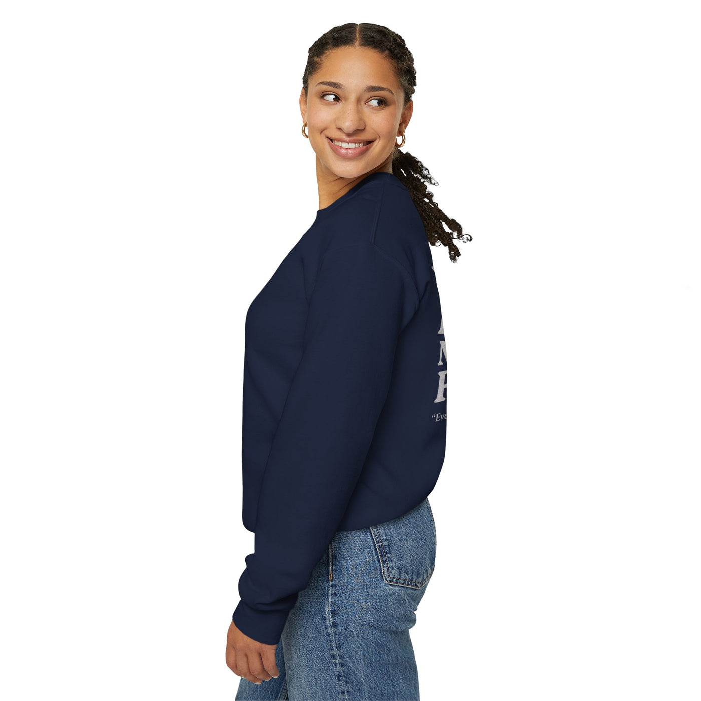 Inspirational Sweatshirt - Walk by Faith, Not by Fear
