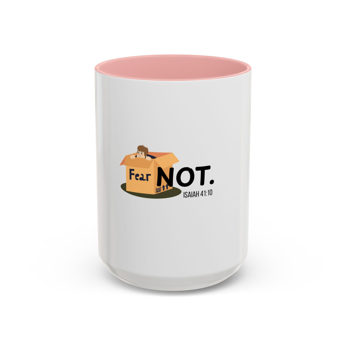 Fear Not Inspirational Coffee Mug, Motivational Mug, Gift for Encouragement, Self-Care Mug, Faith-Based Gift