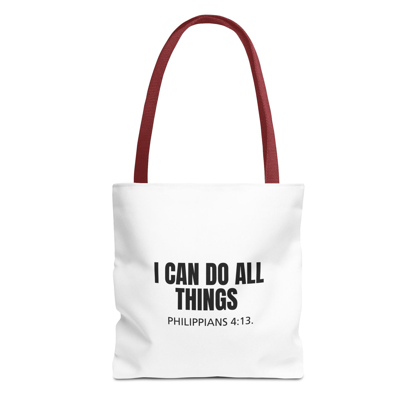Inspirational Scripture Tote – Philippians 4:13 “I Can Do All Things”