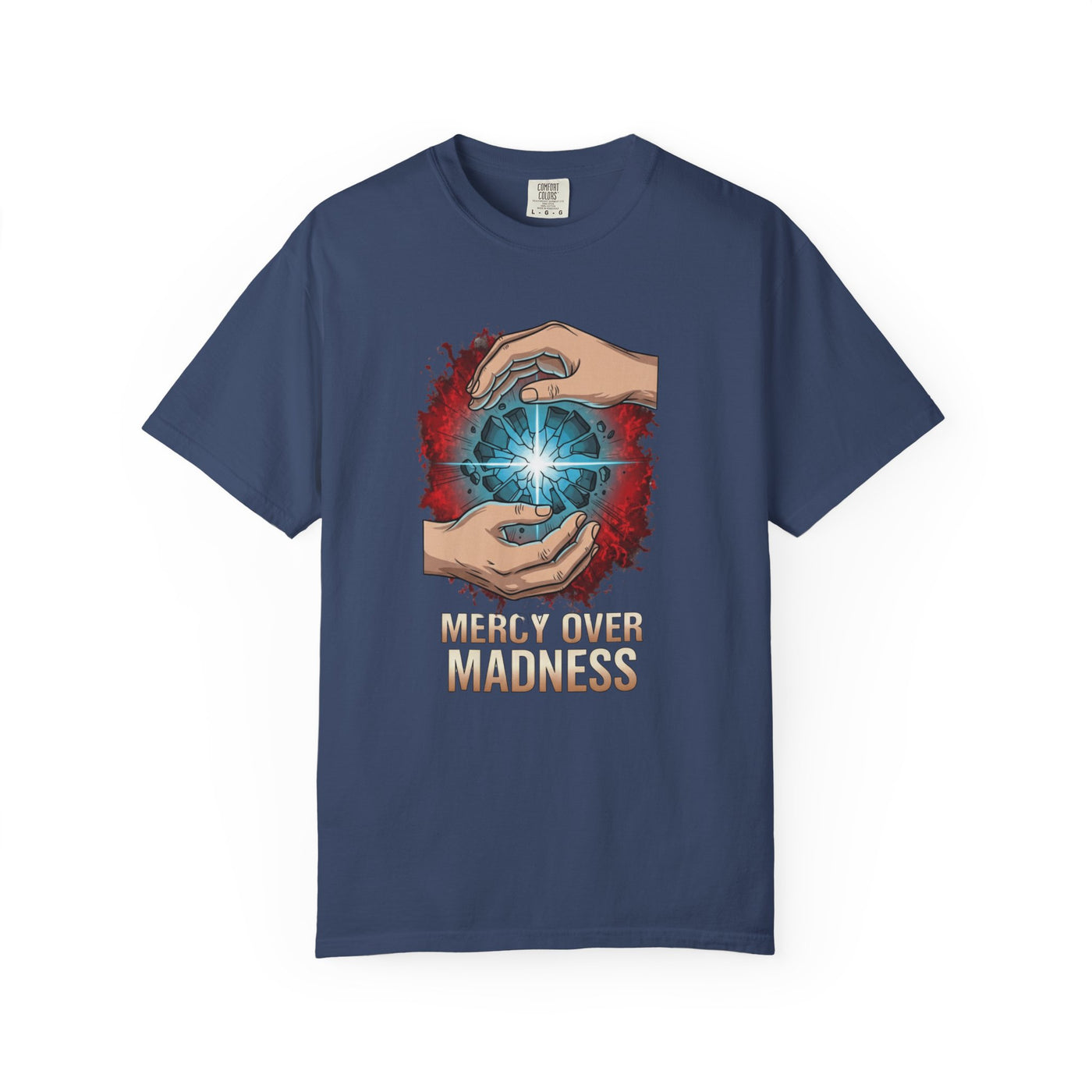 Mercy Over Madness T-Shirt, Unisex Casual Tee, Gift for Mental Health Awareness