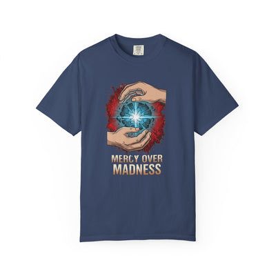 Mercy Over Madness T-Shirt, Unisex Casual Tee, Gift for Mental Health Awareness