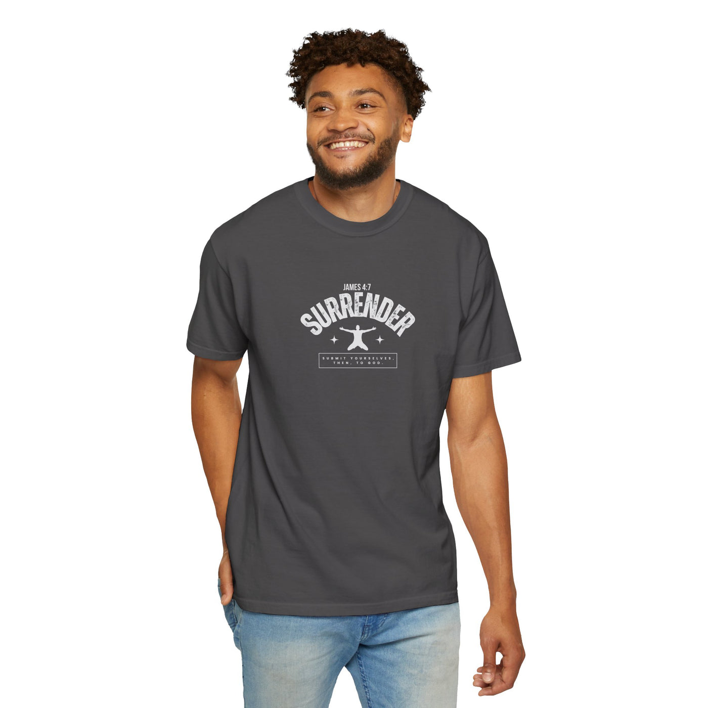 Unisex Surrender Shirt, Inspirational Tee , Everyday Wear