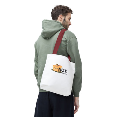 Fear Not Inspirational Tote Bag, Motivational Shopping Bag