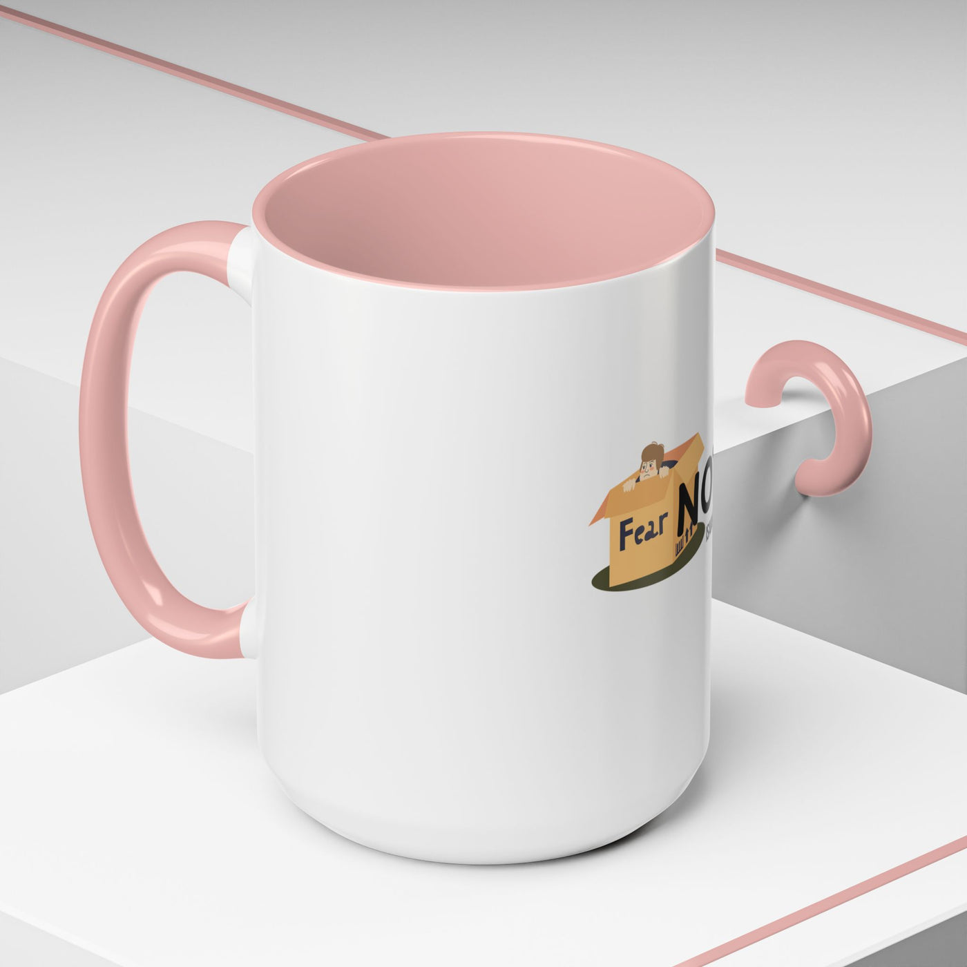 Fear Not Inspirational Coffee Mug, Motivational Mug, Gift for Encouragement, Self-Care Mug, Faith-Based Gift