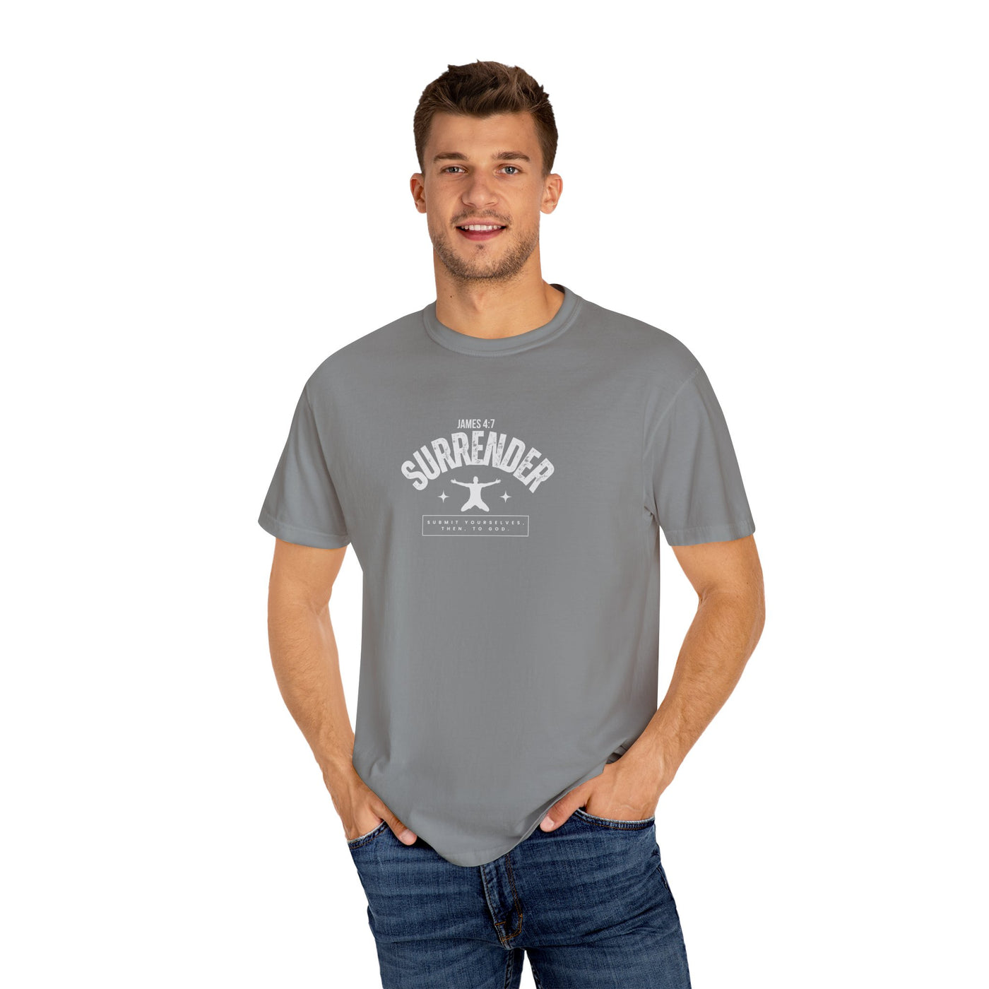 Unisex Surrender Shirt, Inspirational Tee , Everyday Wear