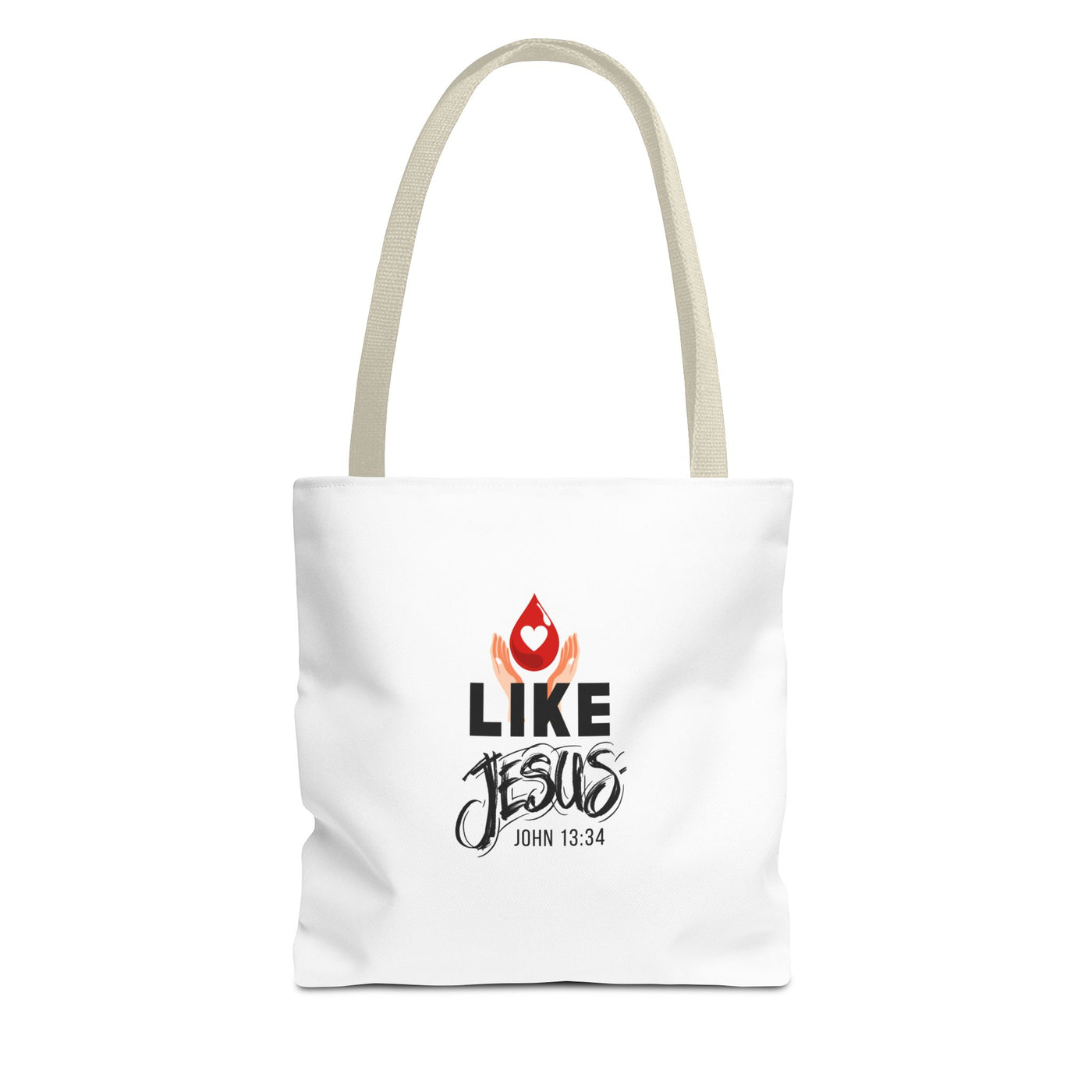 Inspirational Tote Bag - Love Like Jesus, Christian Gift, Bible Verse Bag, Everyday Use