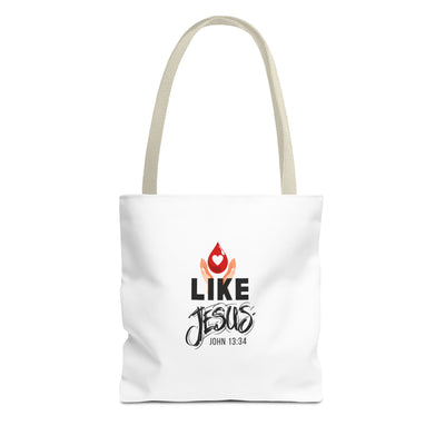 Inspirational Tote Bag - Love Like Jesus, Christian Gift, Bible Verse Bag, Everyday Use
