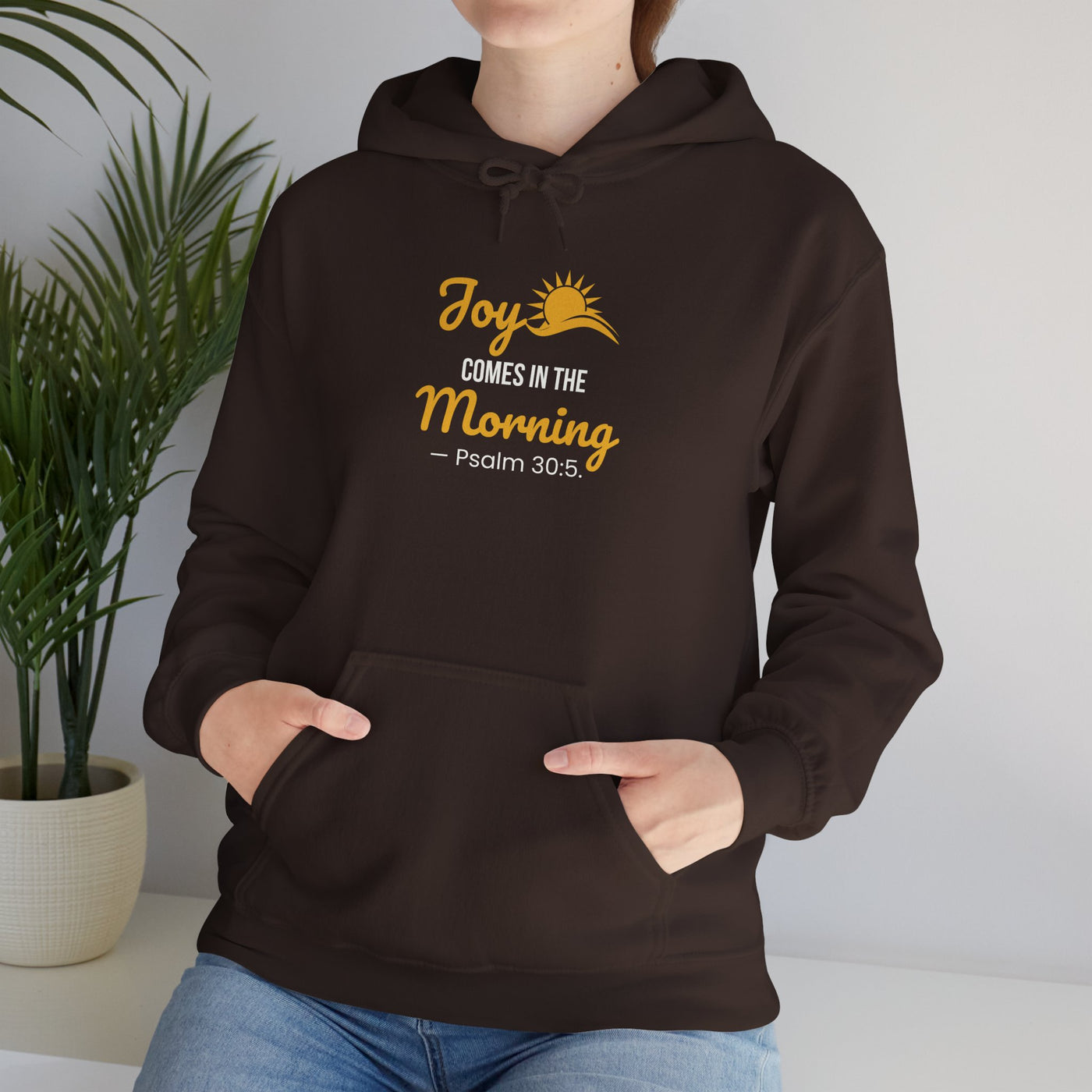 Joy Comes in the Morning Hoodie, Inspirational  Sweatshirt