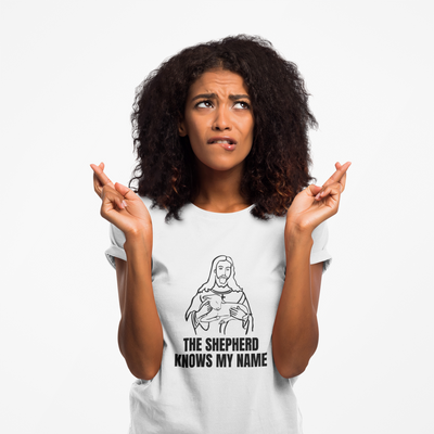 Shepherd Tee, Unisex Heavy Cotton Tee for Faith, Christian Gift, Religious Apparel, Bible Quotes, Everyday Wear