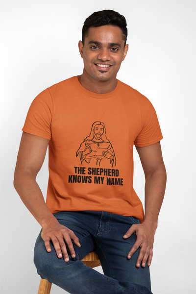 Shepherd Tee, Unisex Heavy Cotton Tee for Faith, Christian Gift, Religious Apparel, Bible Quotes, Everyday Wear