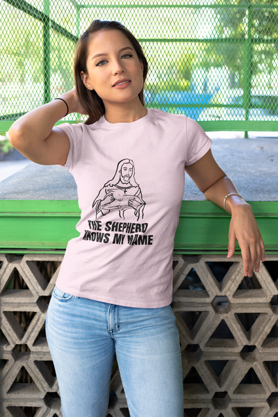 Shepherd Tee, Unisex Heavy Cotton Tee for Faith, Christian Gift, Religious Apparel, Bible Quotes, Everyday Wear