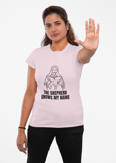 Shepherd Tee, Unisex Heavy Cotton Tee for Faith, Christian Gift, Religious Apparel, Bible Quotes, Everyday Wear