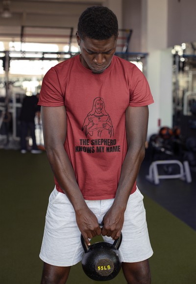 Shepherd Tee, Unisex Heavy Cotton Tee for Faith, Christian Gift, Religious Apparel, Bible Quotes, Everyday Wear