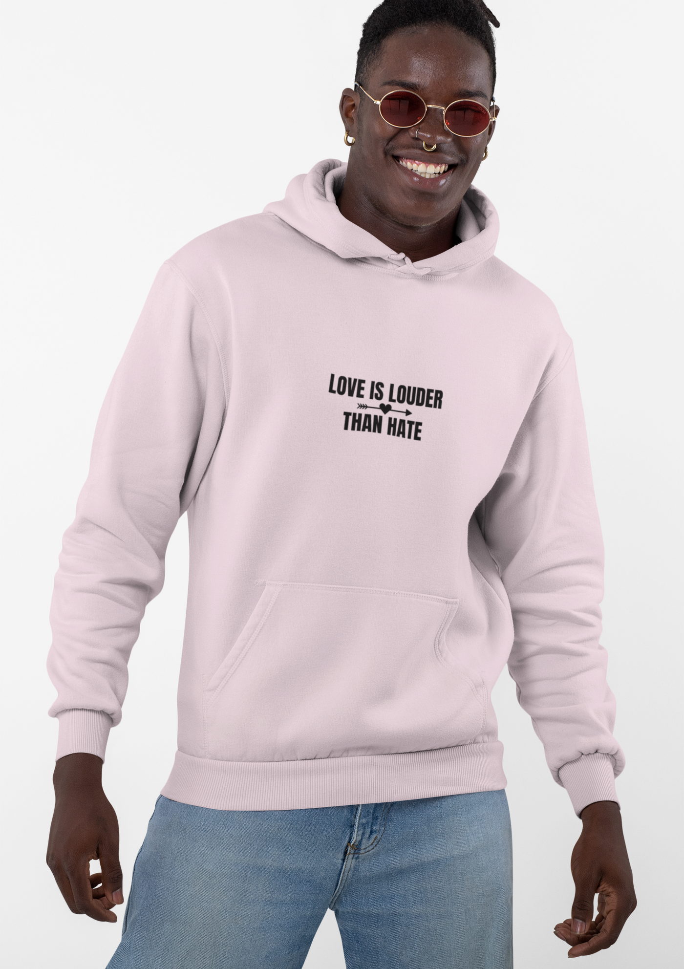 Love Is Louder Hoodie | Unisex Sweatshirt for Kindness & Activism