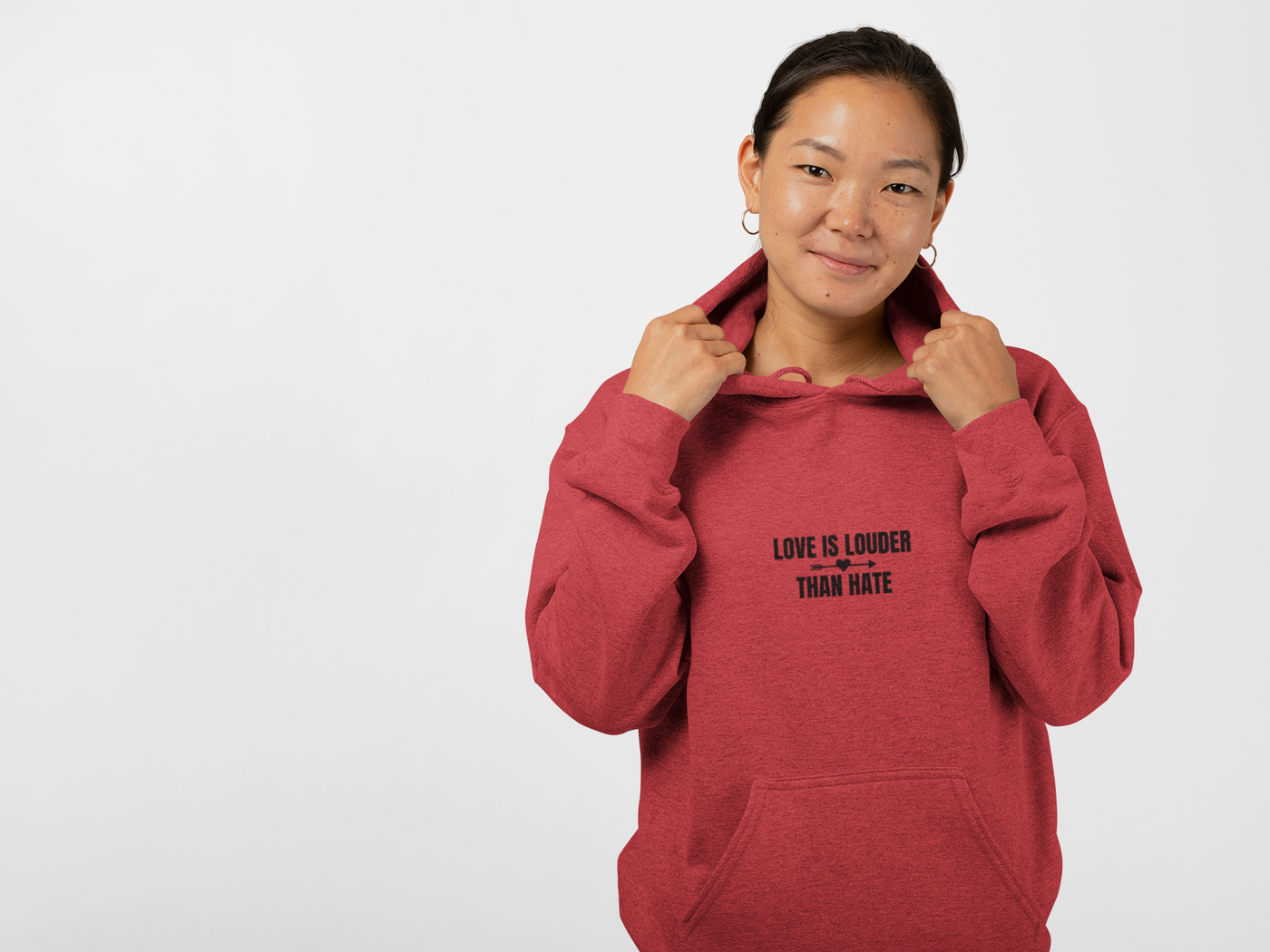 Love Is Louder Hoodie | Unisex Sweatshirt for Kindness & Activism