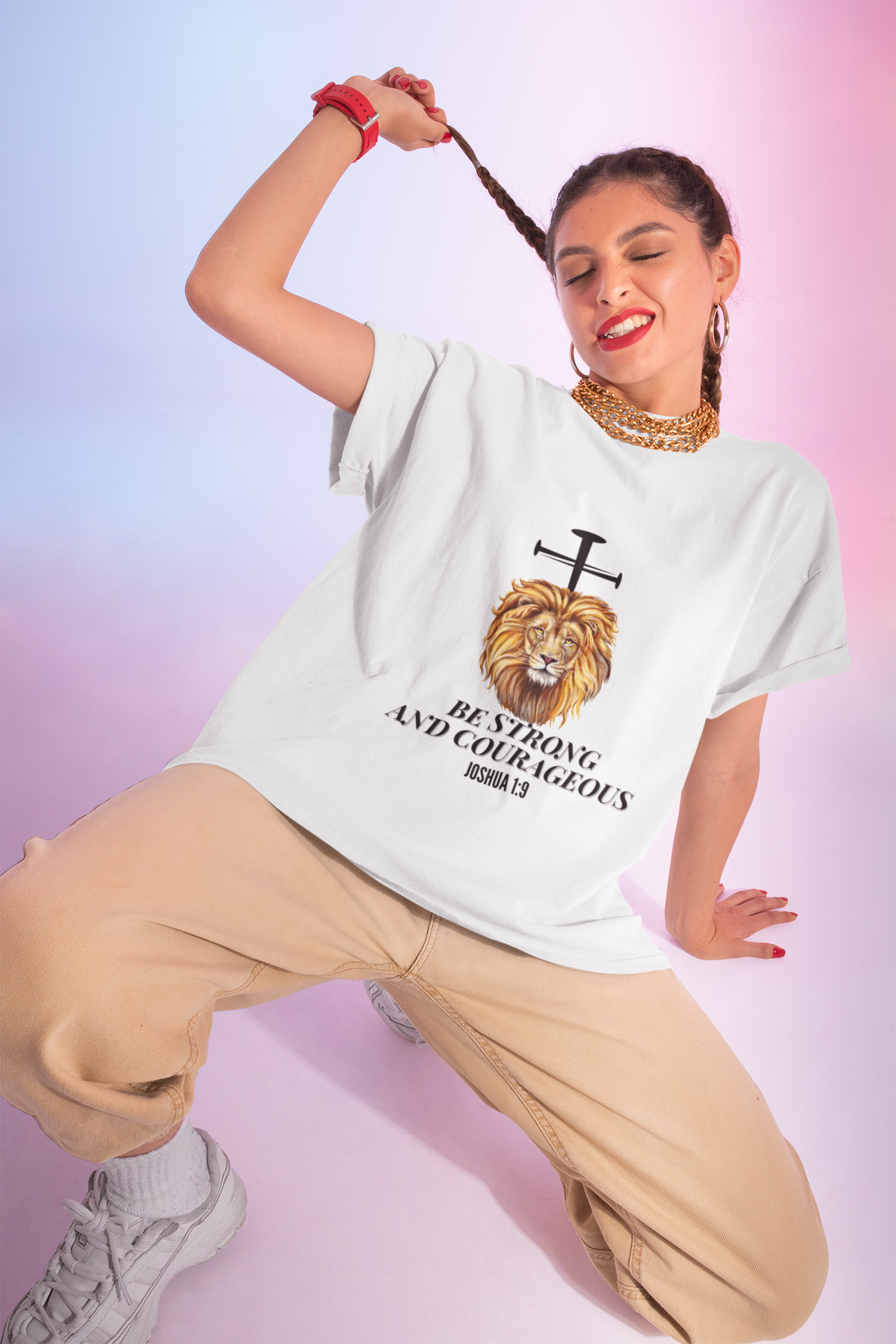 'Be Strong and Courageous' | Motivational Apparel