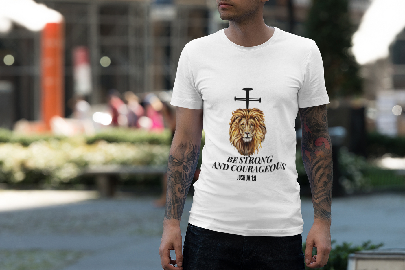 'Be Strong and Courageous' | Motivational Apparel