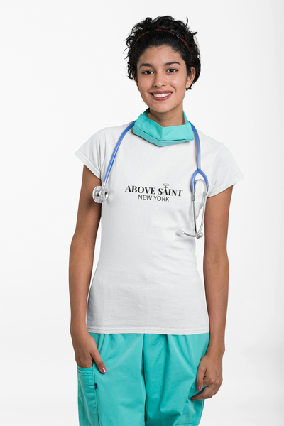 Above Saint New York Signature Logo Tee | Minimalist Christian Streetwear