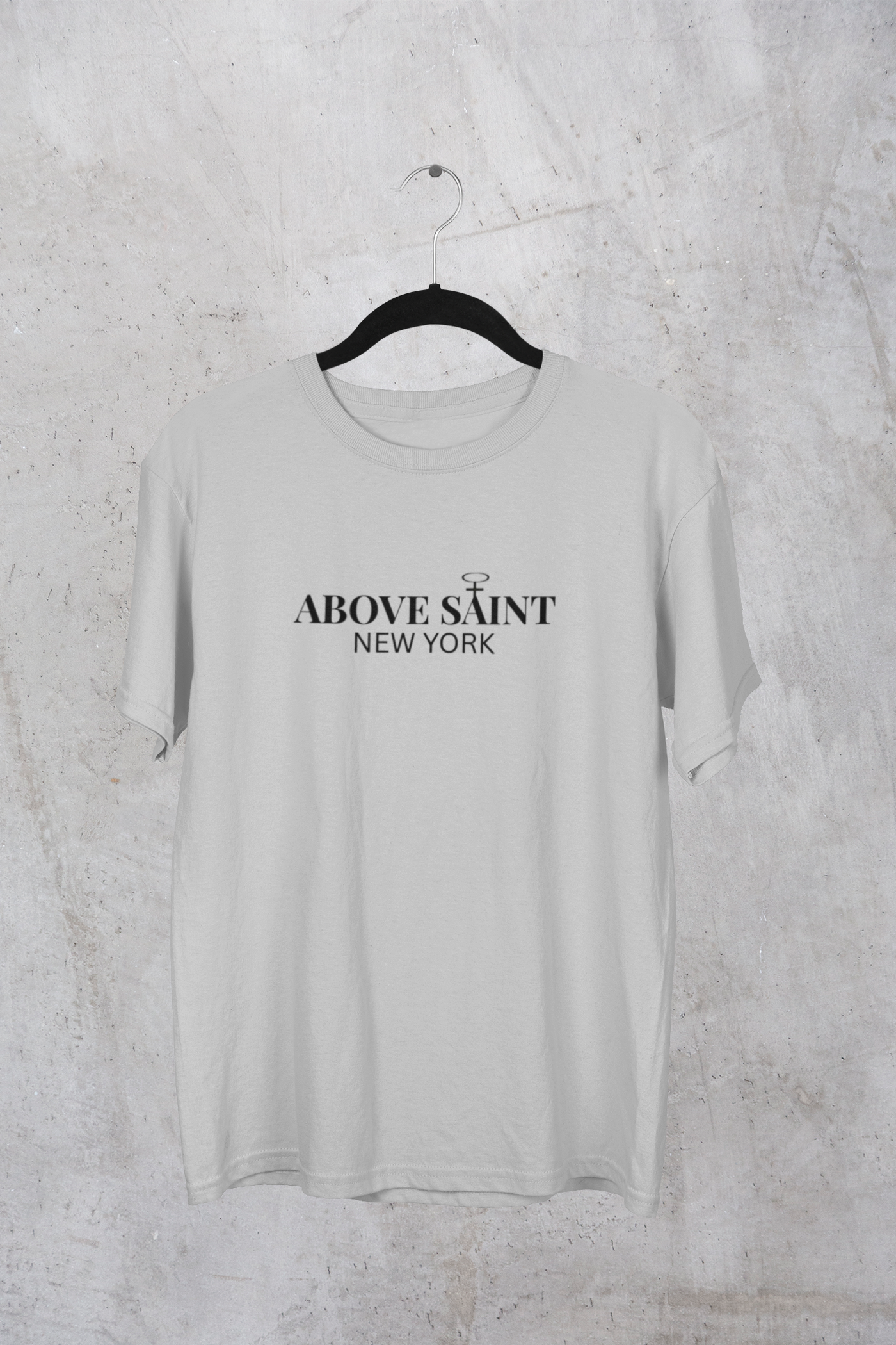 Above Saint New York Signature Logo Tee | Minimalist Christian Streetwear
