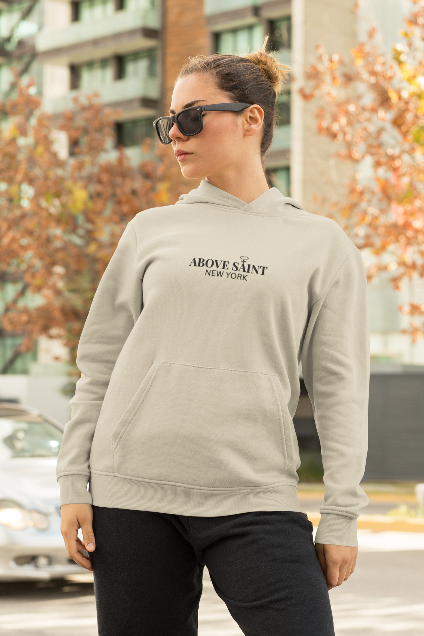 Above Saint New York Pullover Hoodie | Modern Christian Wear