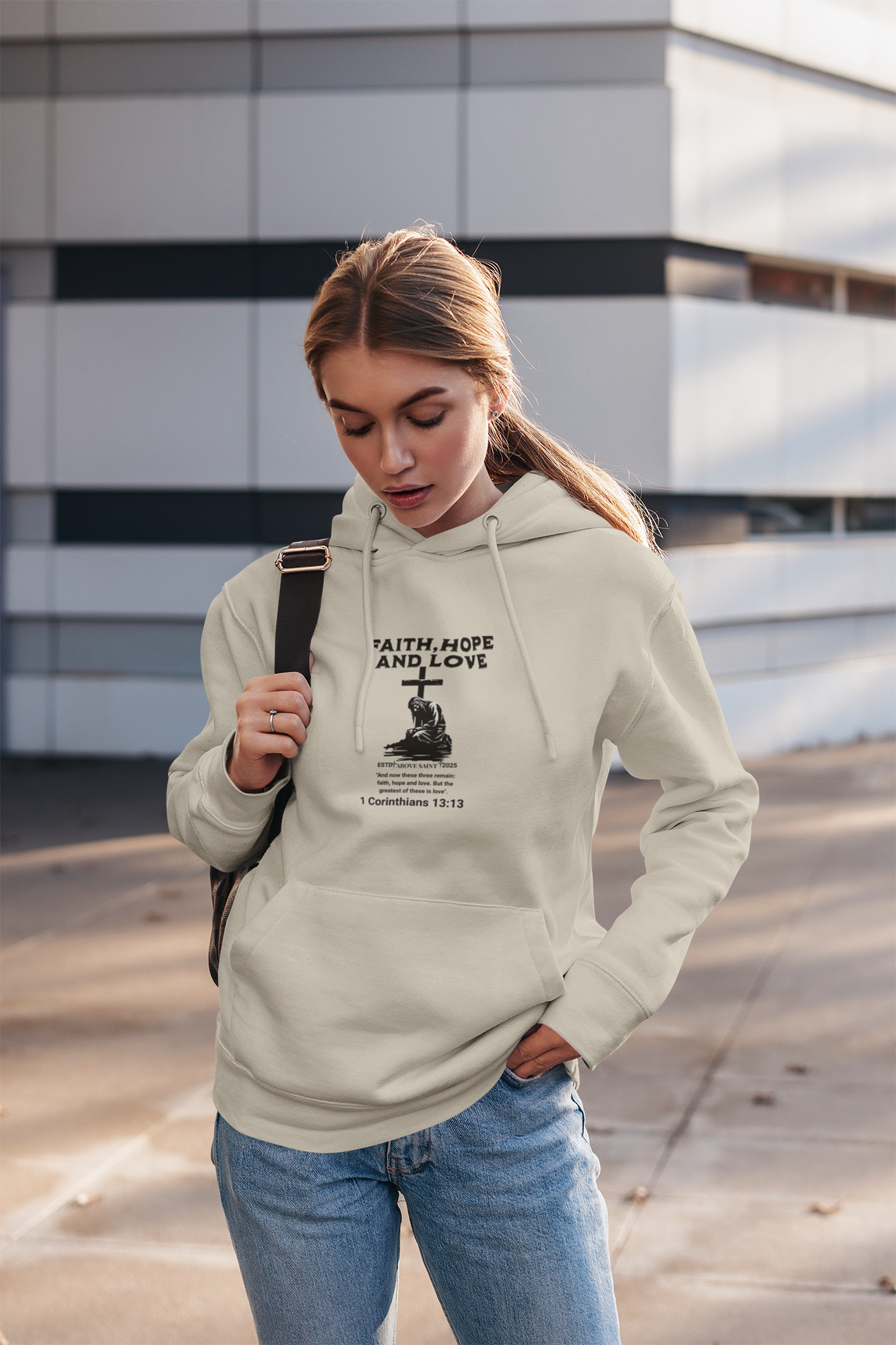 Faith, Hope & Love Hoodie | Inspirational Christian Apparel