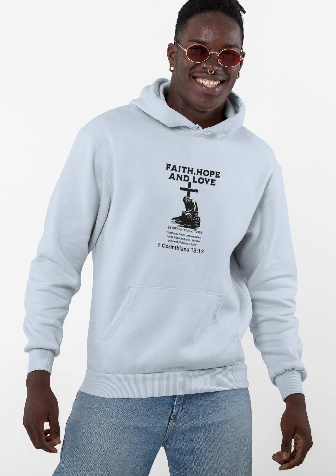 Faith, Hope & Love Hoodie | Inspirational Christian Apparel
