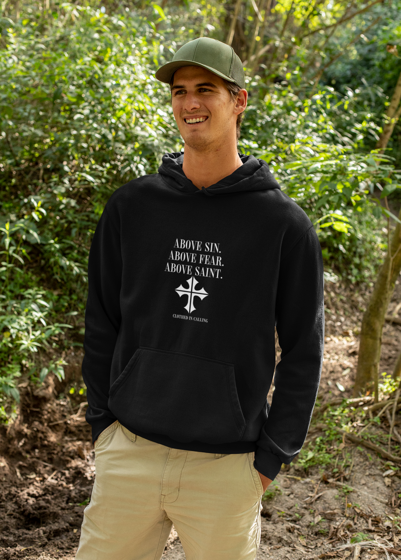 Faith-Inspired Unisex Hooded Sweatshirt, Cozy Faith Apparel, Gift for Christians, Inspirational Hoodie, Everyday Comfort Wear