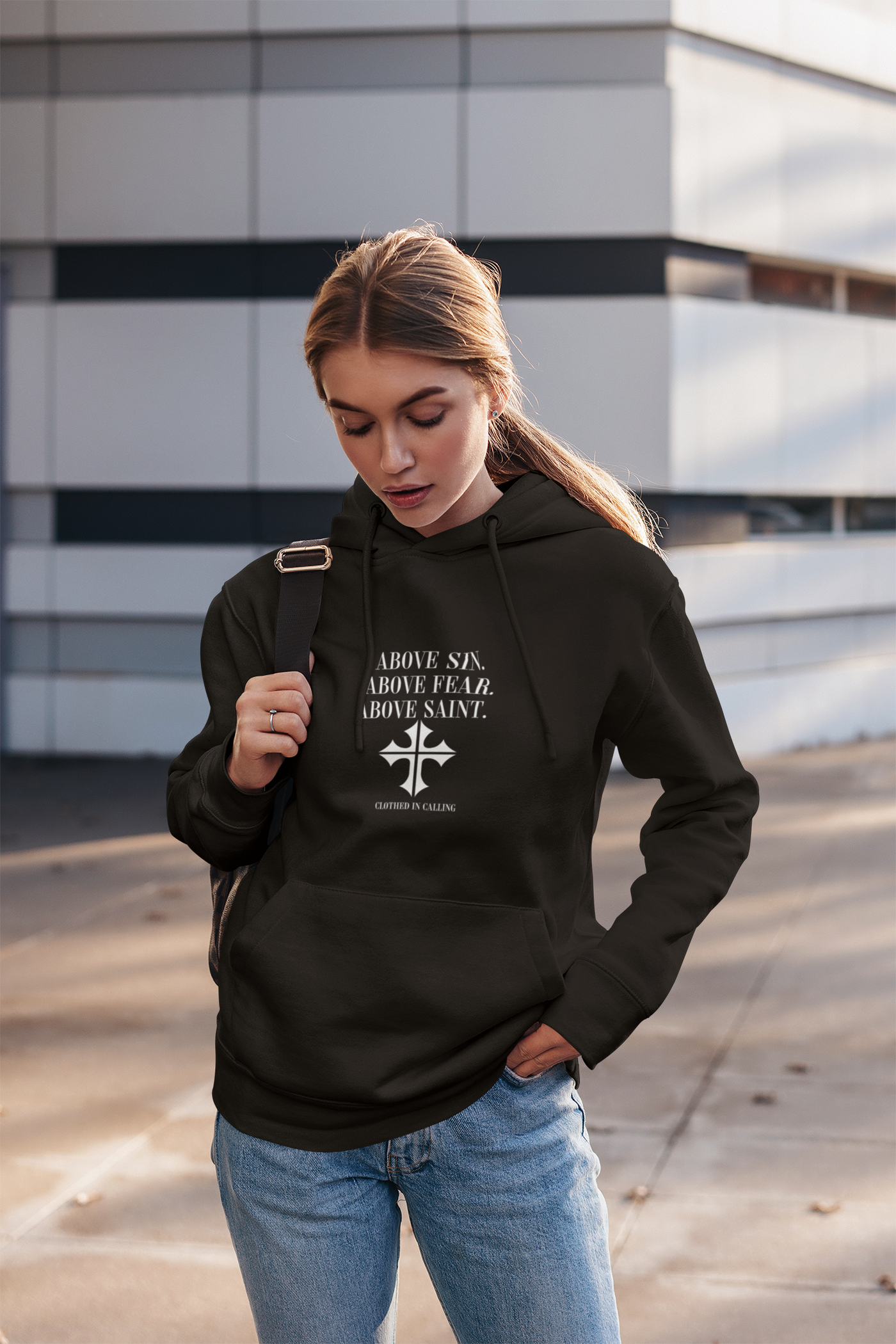 Faith-Inspired Unisex Hooded Sweatshirt, Cozy Faith Apparel, Gift for Christians, Inspirational Hoodie, Everyday Comfort Wear