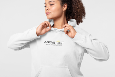 'Above Saint' Logo Design Hoodie