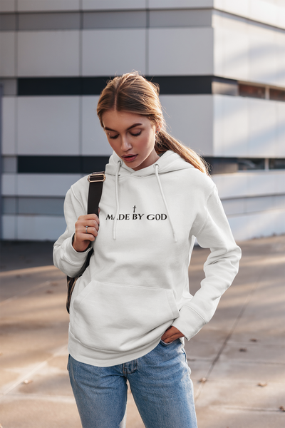 Unisex Made by God Hoodie, Inspirational Apparel