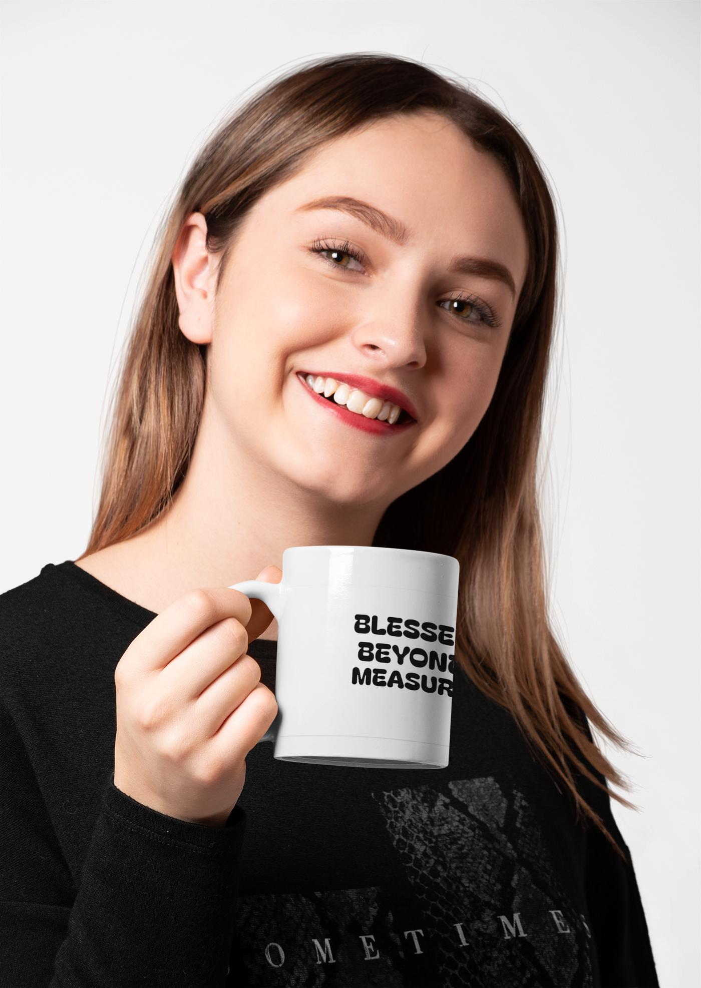 Blessed Beyond Measure Mug | Inspirational Coffee Cup, Motivational Drinkware, Gift for Friends, Encouragement Mug