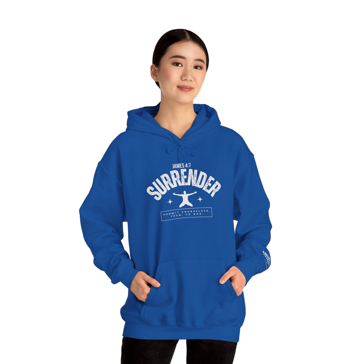 Inspirational Surrender Hoodie - Unisex Heavy Blend Sweatshirt