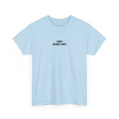 Love Without Limits Unisex Heavy Cotton Tee, Casual T-Shirt, Inspirational Apparel