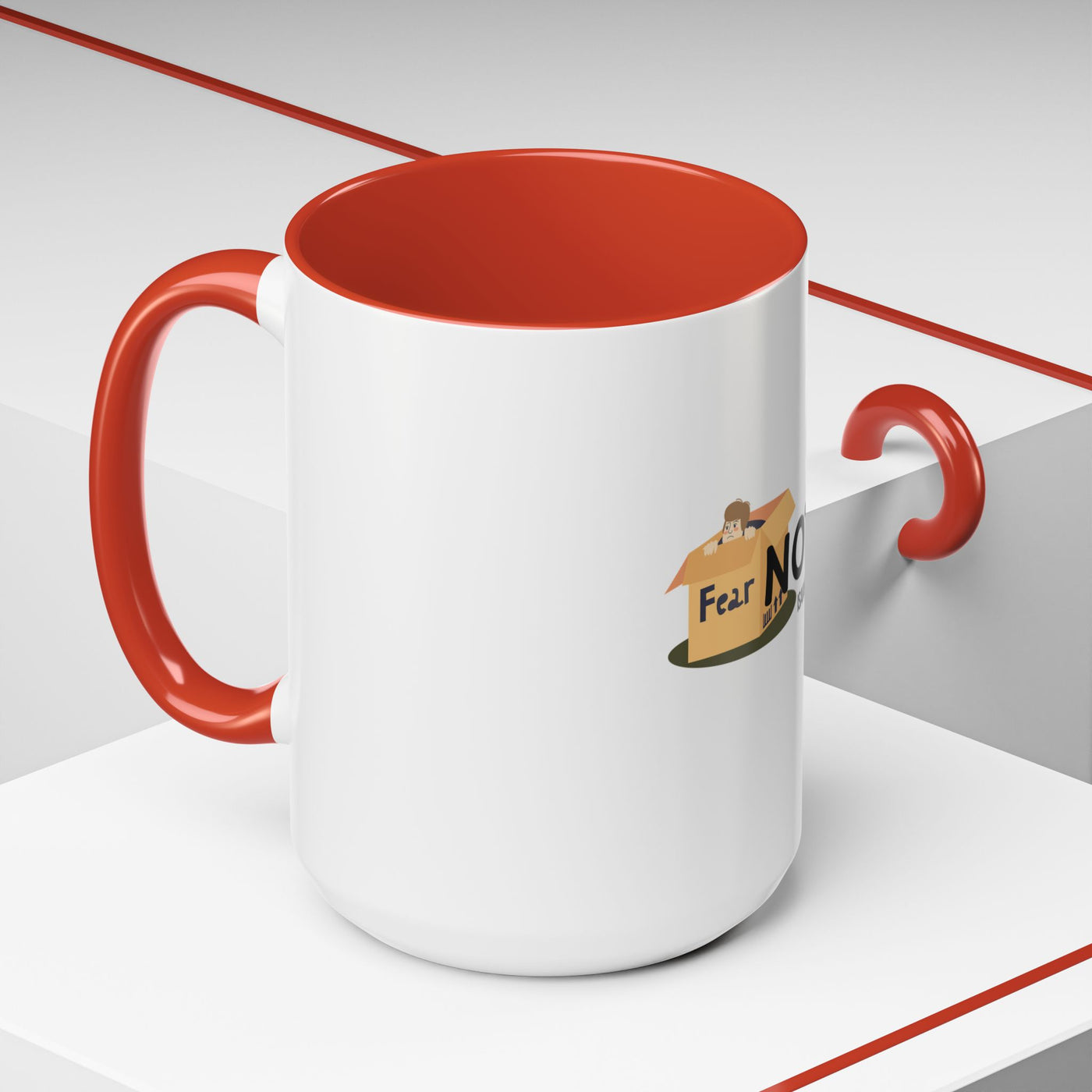 Fear Not Inspirational Coffee Mug, Motivational Mug, Gift for Encouragement, Self-Care Mug, Faith-Based Gift