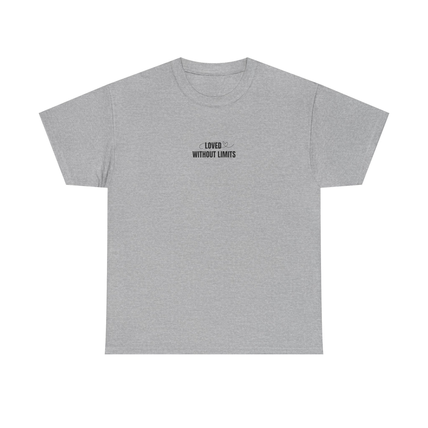Love Without Limits Unisex Heavy Cotton Tee, Casual T-Shirt, Inspirational Apparel