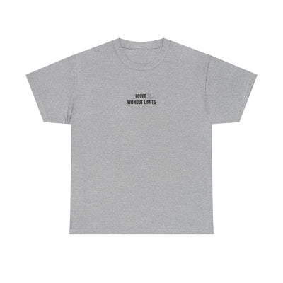 Love Without Limits Unisex Heavy Cotton Tee, Casual T-Shirt, Inspirational Apparel