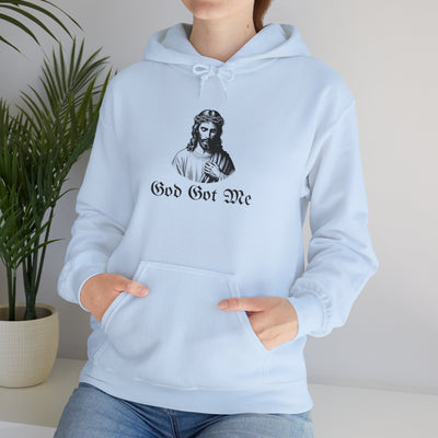 Inspirational God Got Me Hoodie, Faith-Based Apparel for Everyday Wear