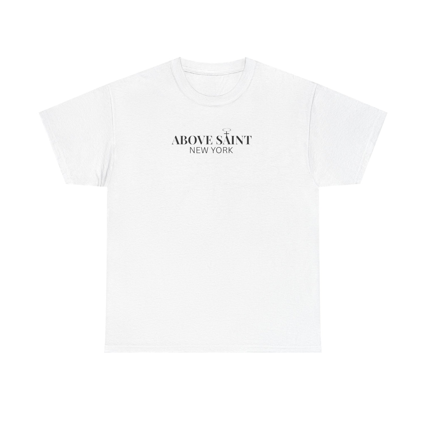 Above Saint New York Signature Logo Tee | Minimalist Christian Streetwear