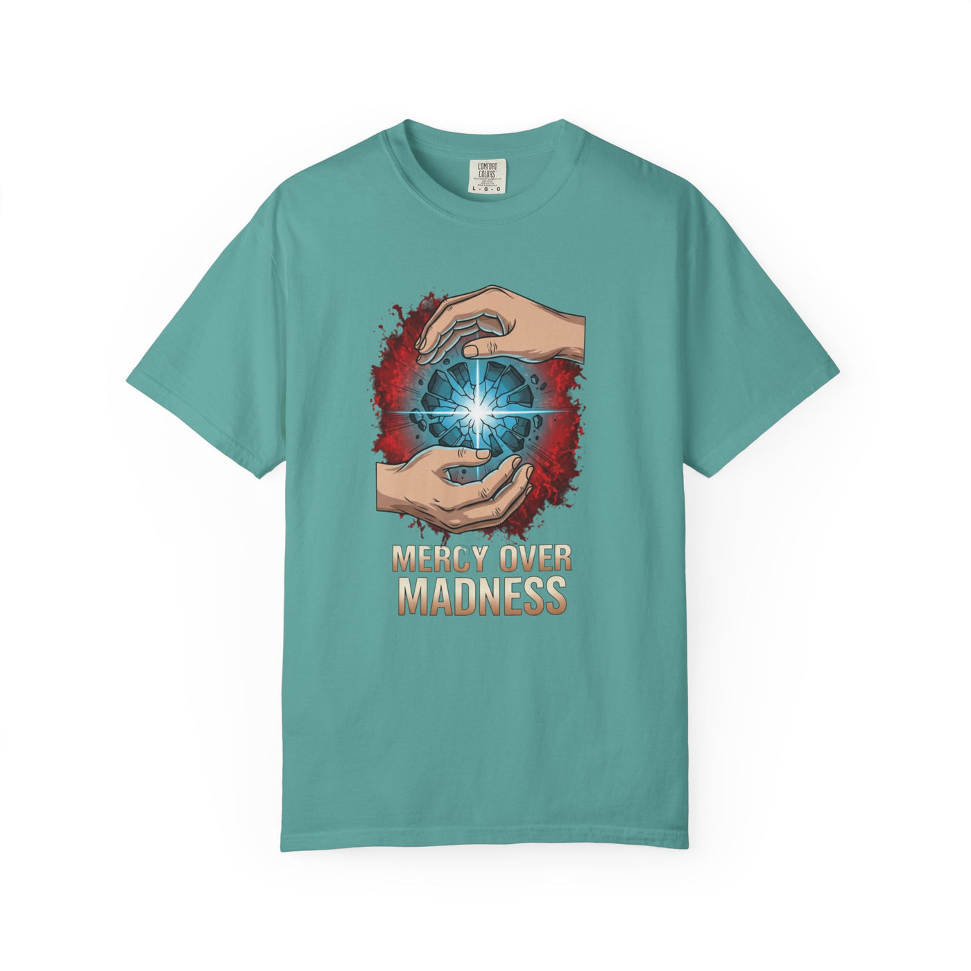 Mercy Over Madness T-Shirt, Unisex Casual Tee, Gift for Mental Health Awareness