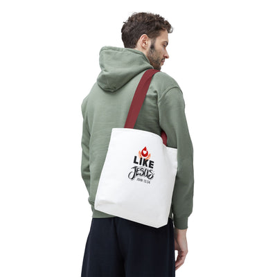 Inspirational Tote Bag - Love Like Jesus, Christian Gift, Bible Verse Bag, Everyday Use