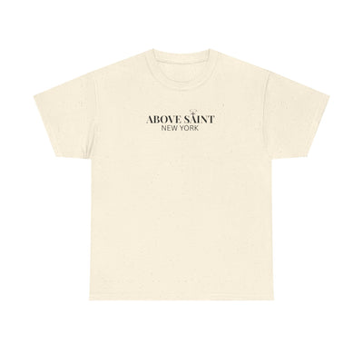 Above Saint New York Signature Logo Tee | Minimalist Christian Streetwear