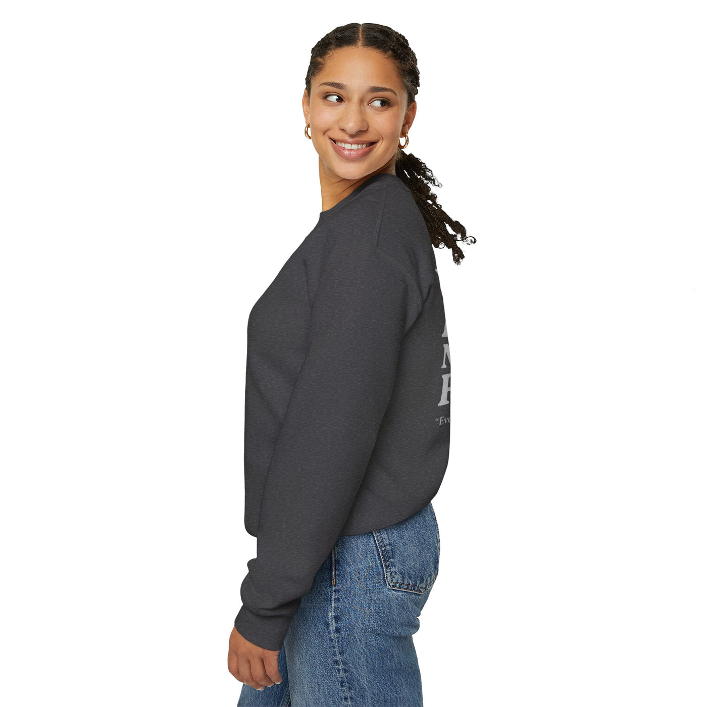Inspirational Sweatshirt - Walk by Faith, Not by Fear
