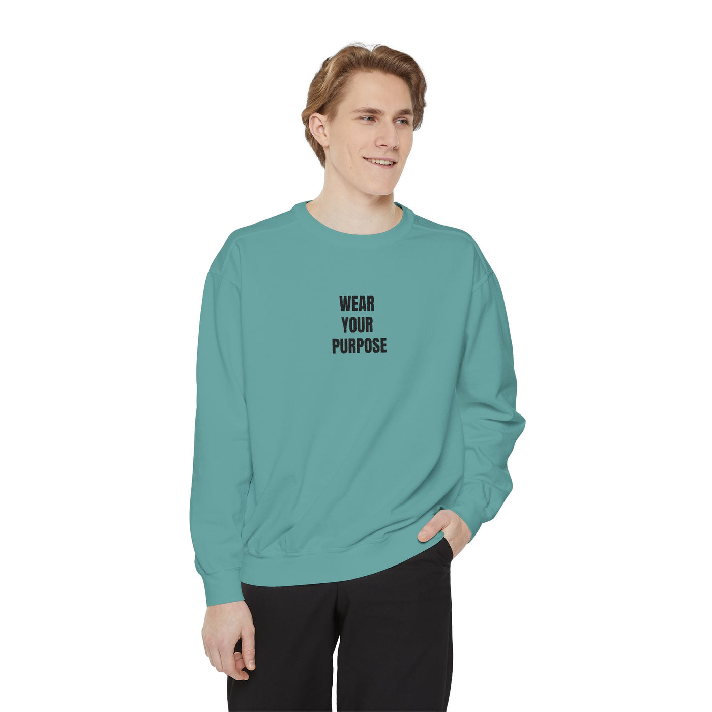 Purposeful Unisex Sweatshirt, Cozy Gift for Friends, Affirmation Apparel