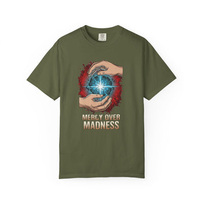 Mercy Over Madness T-Shirt, Unisex Casual Tee, Gift for Mental Health Awareness