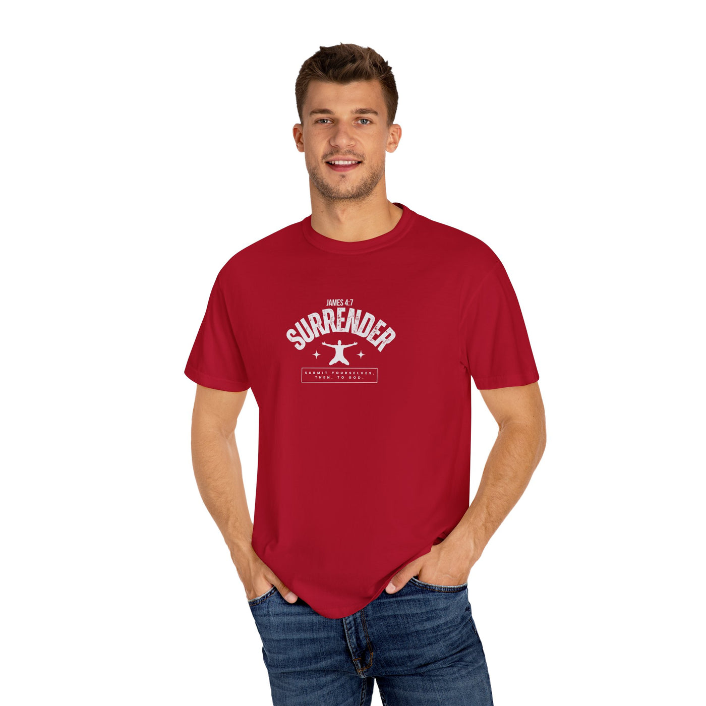 Unisex Surrender Shirt, Inspirational Tee , Everyday Wear