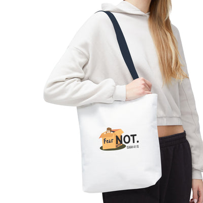 Fear Not Inspirational Tote Bag, Motivational Shopping Bag